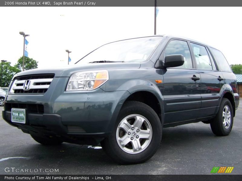 Sage Brush Pearl / Gray 2006 Honda Pilot LX 4WD