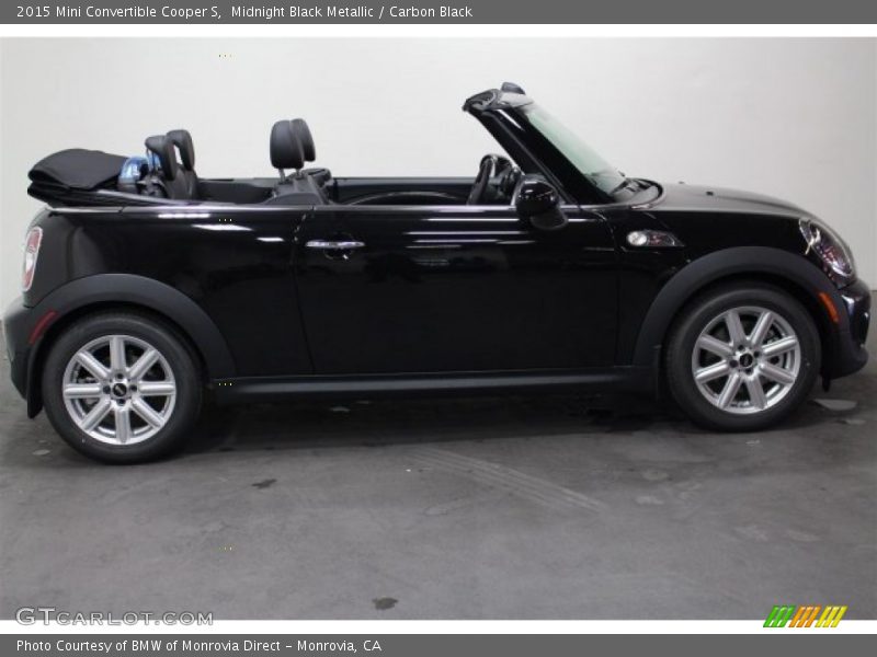 Midnight Black Metallic / Carbon Black 2015 Mini Convertible Cooper S