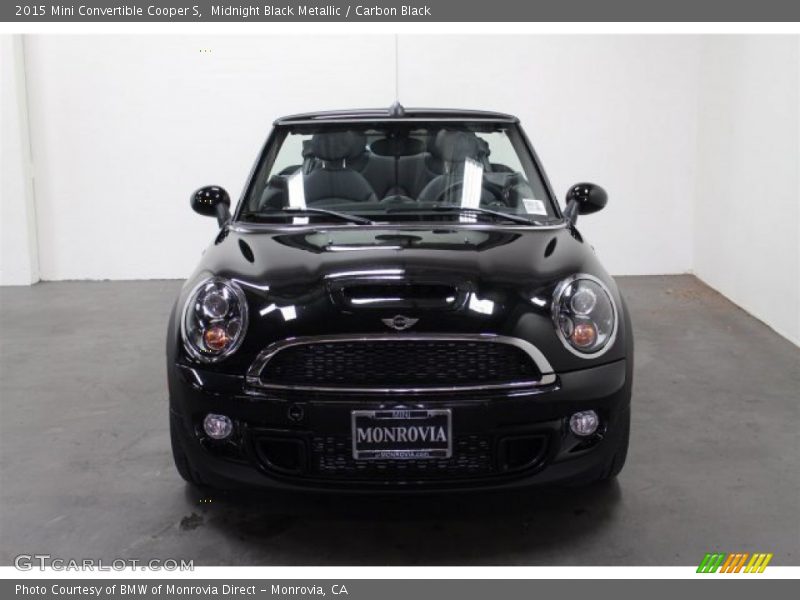 Midnight Black Metallic / Carbon Black 2015 Mini Convertible Cooper S
