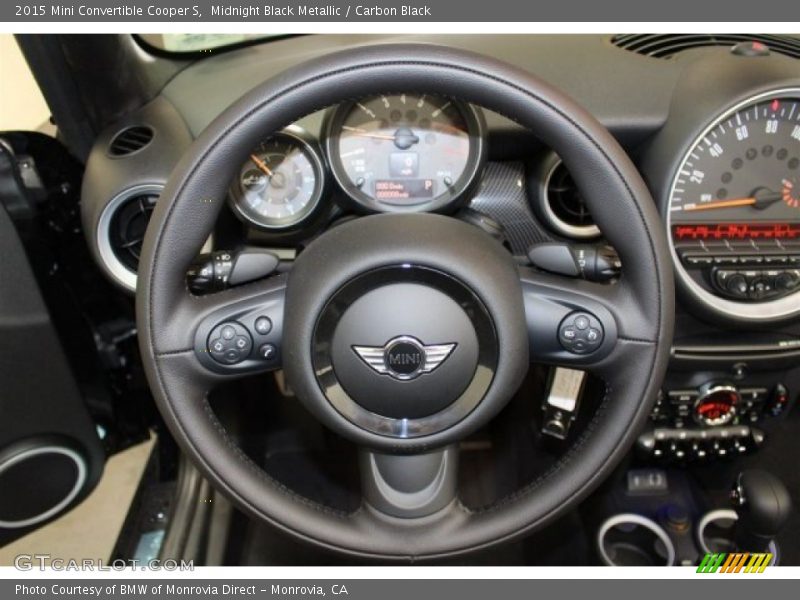 Midnight Black Metallic / Carbon Black 2015 Mini Convertible Cooper S