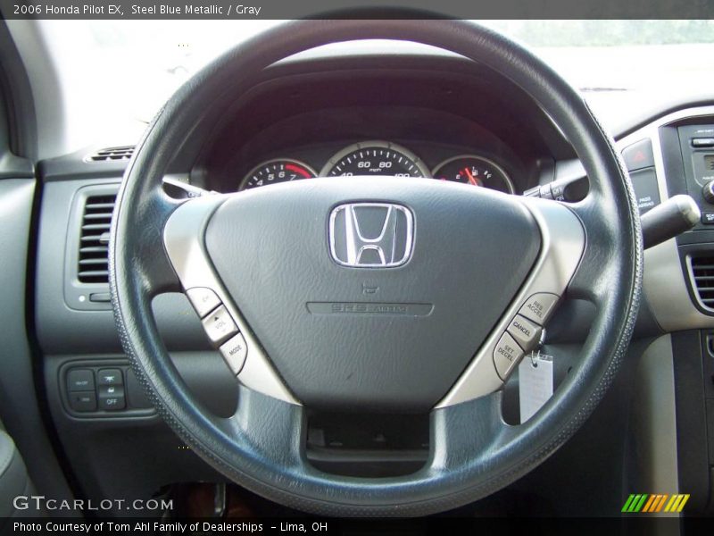 Steel Blue Metallic / Gray 2006 Honda Pilot EX