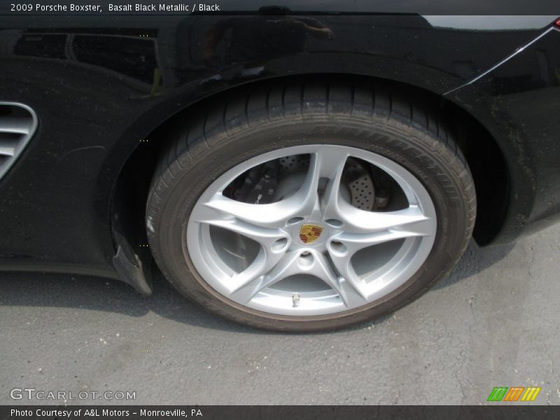 Basalt Black Metallic / Black 2009 Porsche Boxster