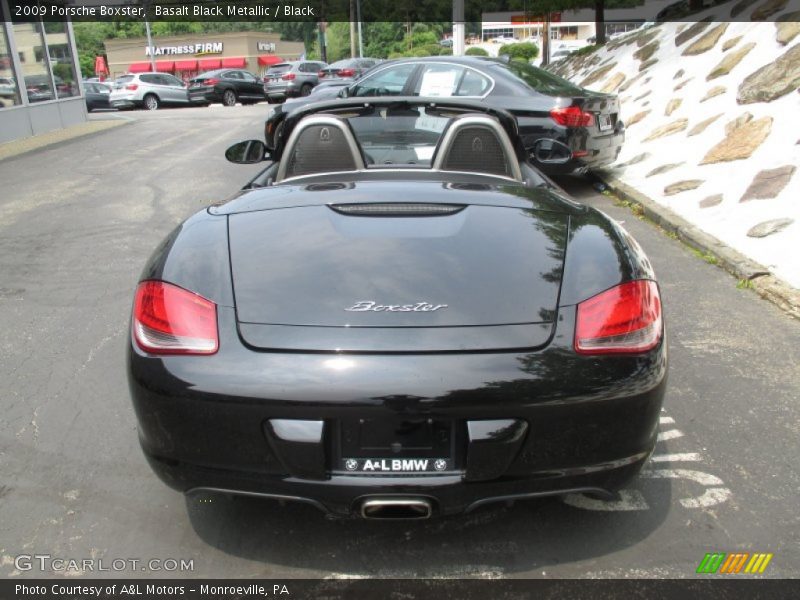 Basalt Black Metallic / Black 2009 Porsche Boxster