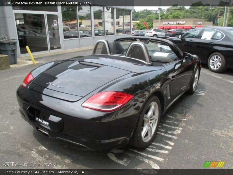 Basalt Black Metallic / Black 2009 Porsche Boxster