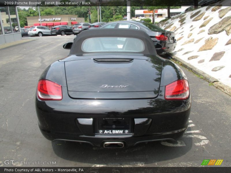 Basalt Black Metallic / Black 2009 Porsche Boxster