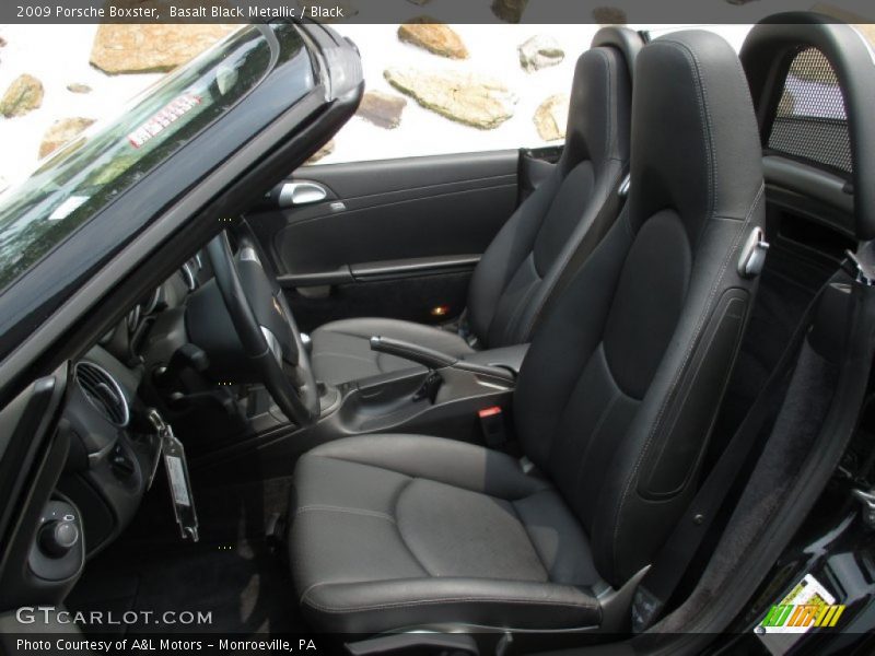 Basalt Black Metallic / Black 2009 Porsche Boxster