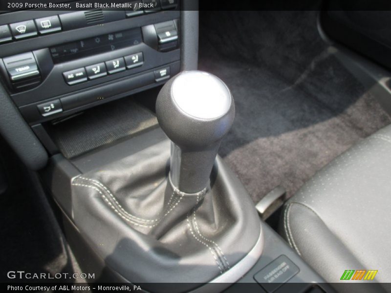 Basalt Black Metallic / Black 2009 Porsche Boxster