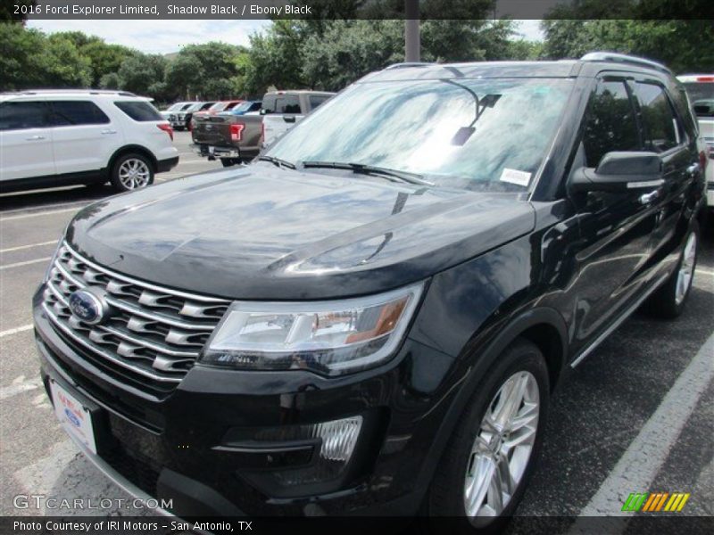 Shadow Black / Ebony Black 2016 Ford Explorer Limited