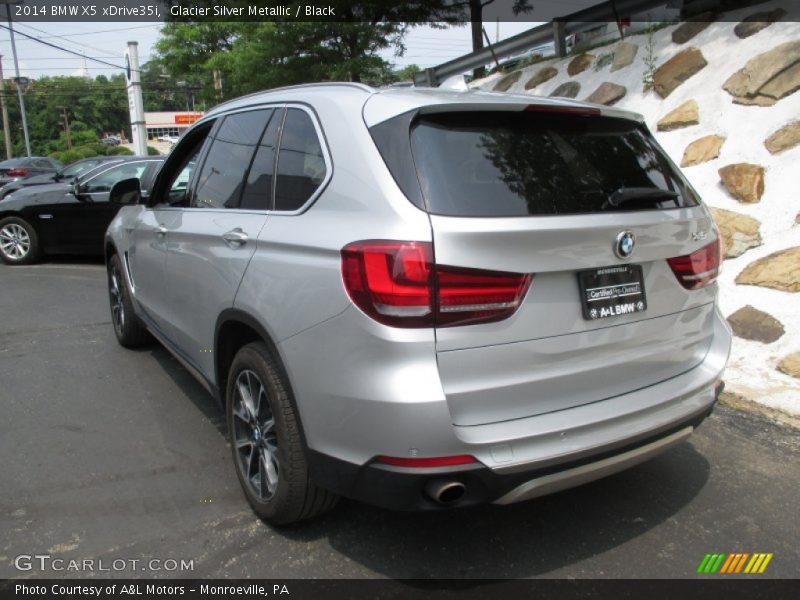 Glacier Silver Metallic / Black 2014 BMW X5 xDrive35i