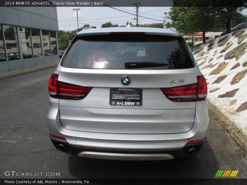 Glacier Silver Metallic / Black 2014 BMW X5 xDrive35i