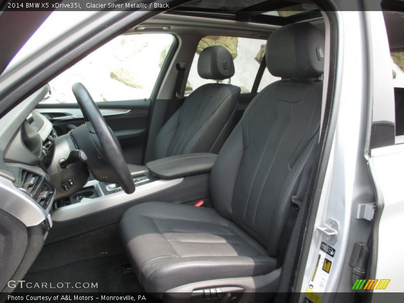 Glacier Silver Metallic / Black 2014 BMW X5 xDrive35i