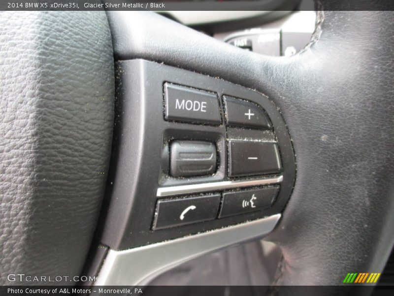 Glacier Silver Metallic / Black 2014 BMW X5 xDrive35i