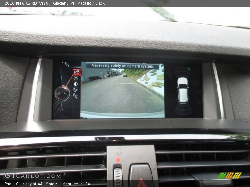 Glacier Silver Metallic / Black 2016 BMW X3 xDrive28i