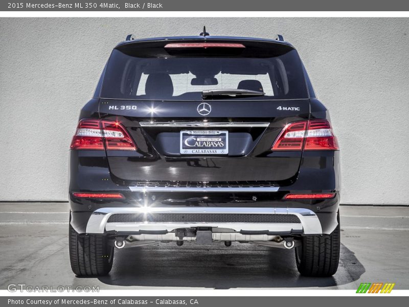 Black / Black 2015 Mercedes-Benz ML 350 4Matic