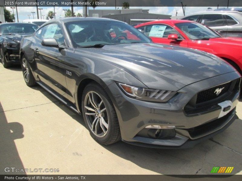 Magnetic Metallic / Ebony 2015 Ford Mustang GT Coupe