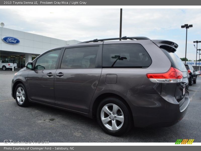 Predawn Gray Mica / Light Gray 2013 Toyota Sienna LE