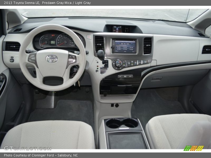 Predawn Gray Mica / Light Gray 2013 Toyota Sienna LE