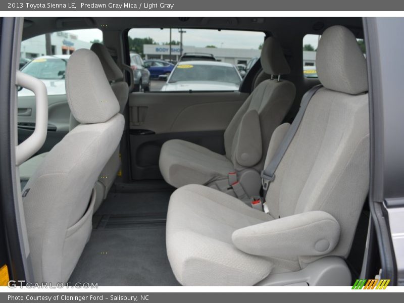 Predawn Gray Mica / Light Gray 2013 Toyota Sienna LE