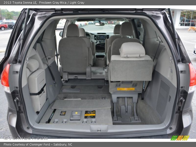Predawn Gray Mica / Light Gray 2013 Toyota Sienna LE