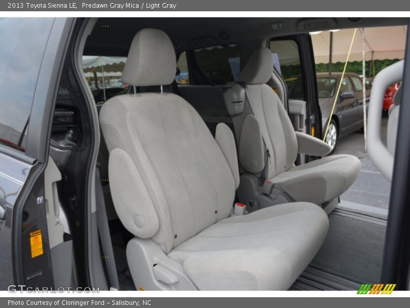 Predawn Gray Mica / Light Gray 2013 Toyota Sienna LE