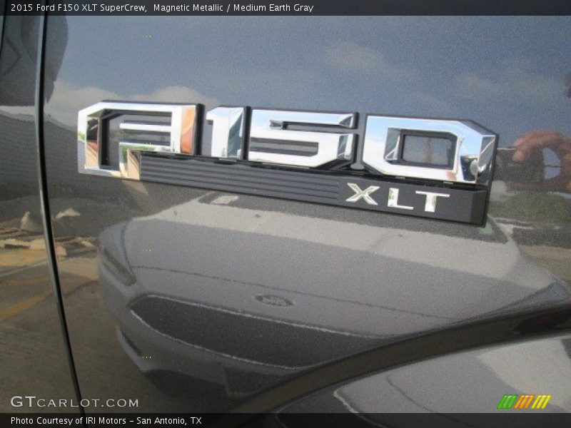 Magnetic Metallic / Medium Earth Gray 2015 Ford F150 XLT SuperCrew