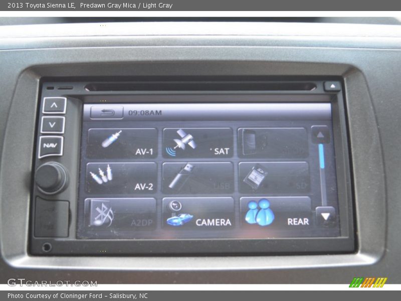 Predawn Gray Mica / Light Gray 2013 Toyota Sienna LE