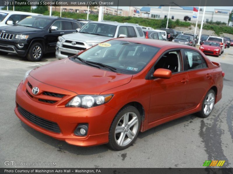 Hot Lava / Dark Charcoal 2013 Toyota Corolla S Special Edition