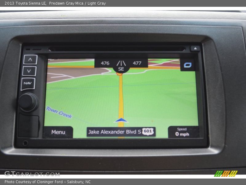 Predawn Gray Mica / Light Gray 2013 Toyota Sienna LE