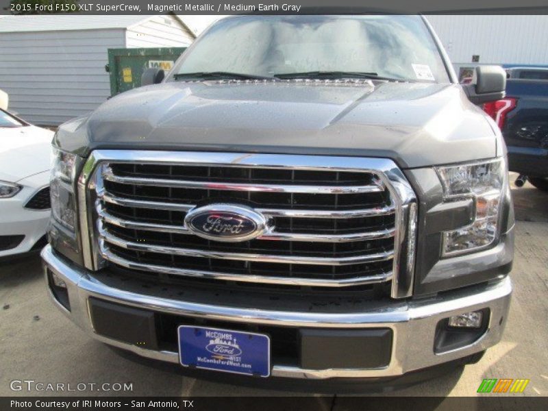 Magnetic Metallic / Medium Earth Gray 2015 Ford F150 XLT SuperCrew