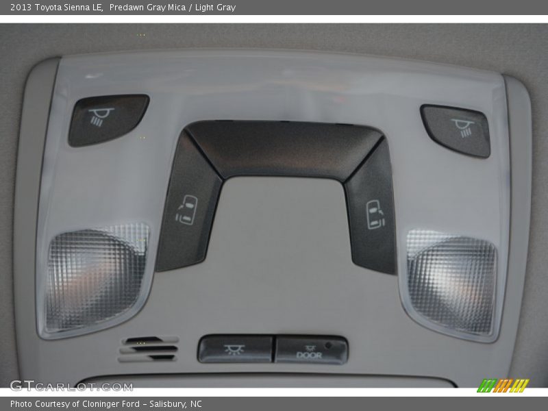 Predawn Gray Mica / Light Gray 2013 Toyota Sienna LE