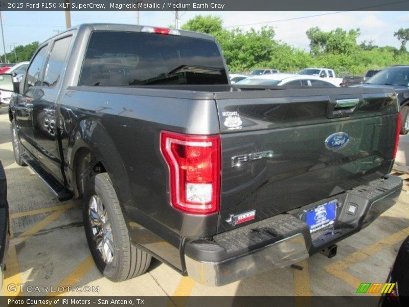 Magnetic Metallic / Medium Earth Gray 2015 Ford F150 XLT SuperCrew
