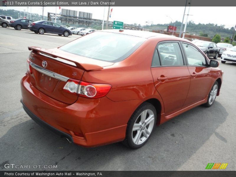 Hot Lava / Dark Charcoal 2013 Toyota Corolla S Special Edition