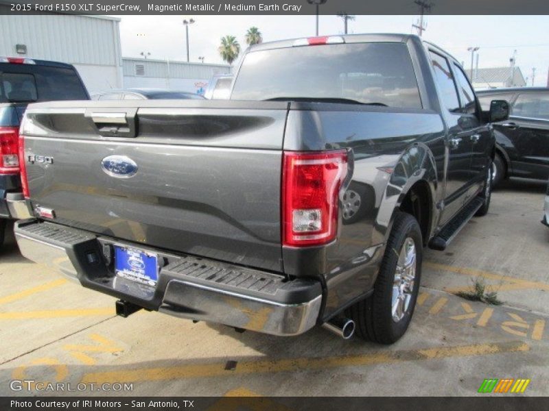 Magnetic Metallic / Medium Earth Gray 2015 Ford F150 XLT SuperCrew