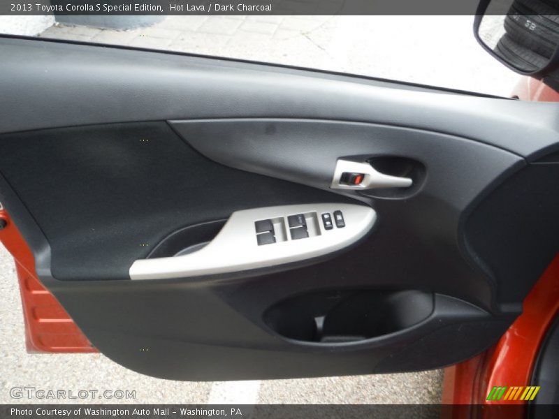Hot Lava / Dark Charcoal 2013 Toyota Corolla S Special Edition