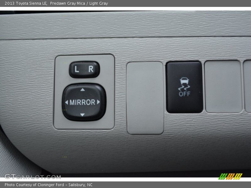 Predawn Gray Mica / Light Gray 2013 Toyota Sienna LE