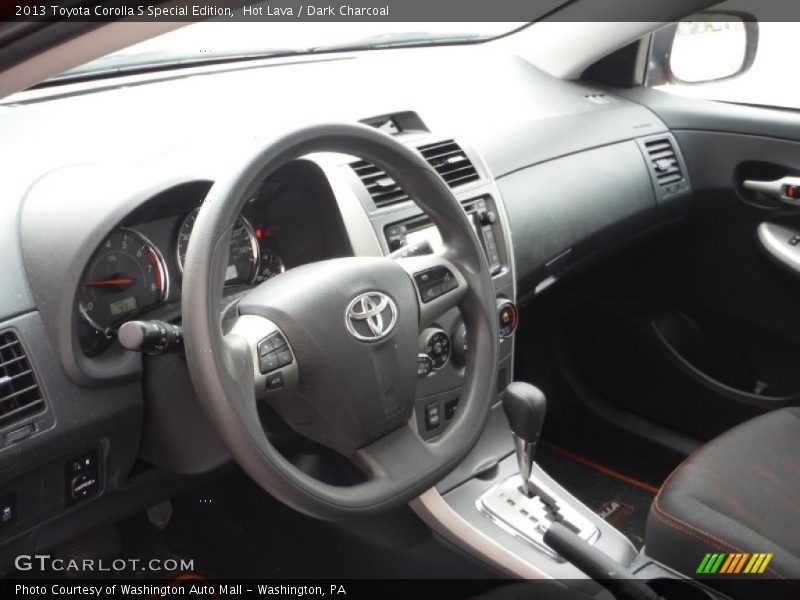 Hot Lava / Dark Charcoal 2013 Toyota Corolla S Special Edition