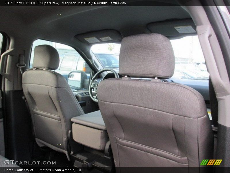 Magnetic Metallic / Medium Earth Gray 2015 Ford F150 XLT SuperCrew