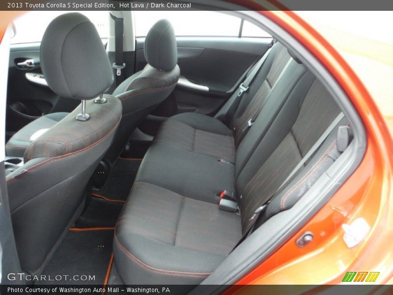Hot Lava / Dark Charcoal 2013 Toyota Corolla S Special Edition
