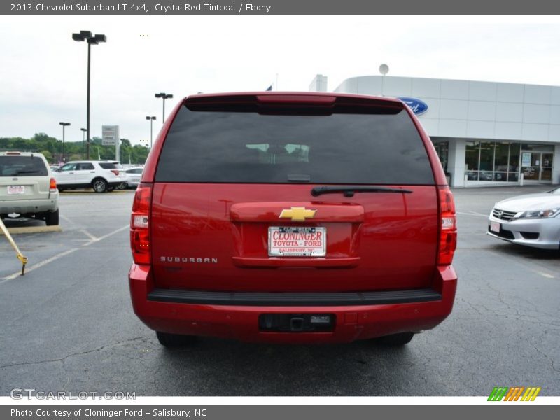 Crystal Red Tintcoat / Ebony 2013 Chevrolet Suburban LT 4x4