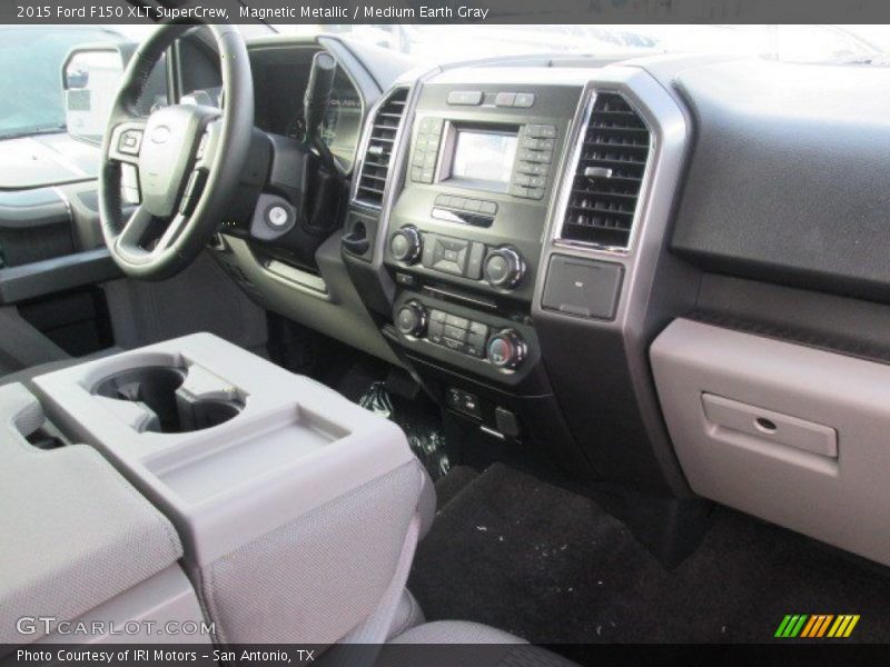 Magnetic Metallic / Medium Earth Gray 2015 Ford F150 XLT SuperCrew