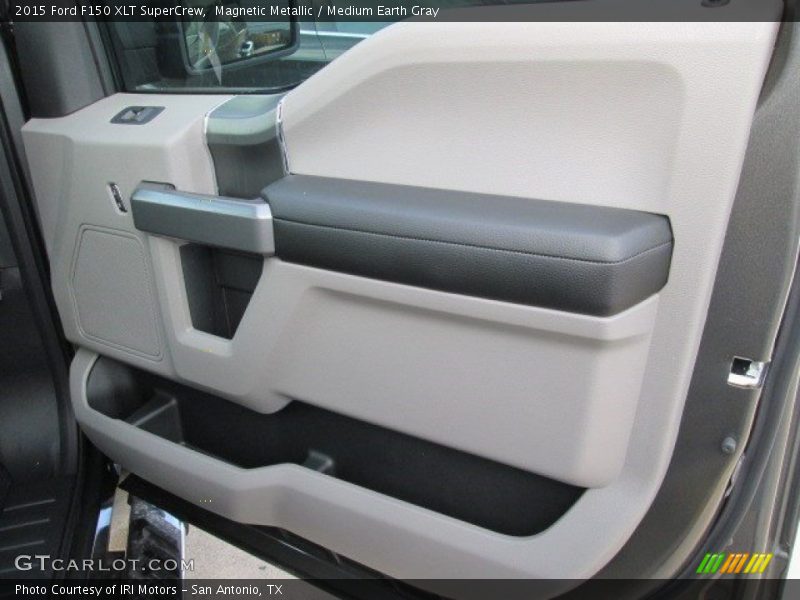 Magnetic Metallic / Medium Earth Gray 2015 Ford F150 XLT SuperCrew