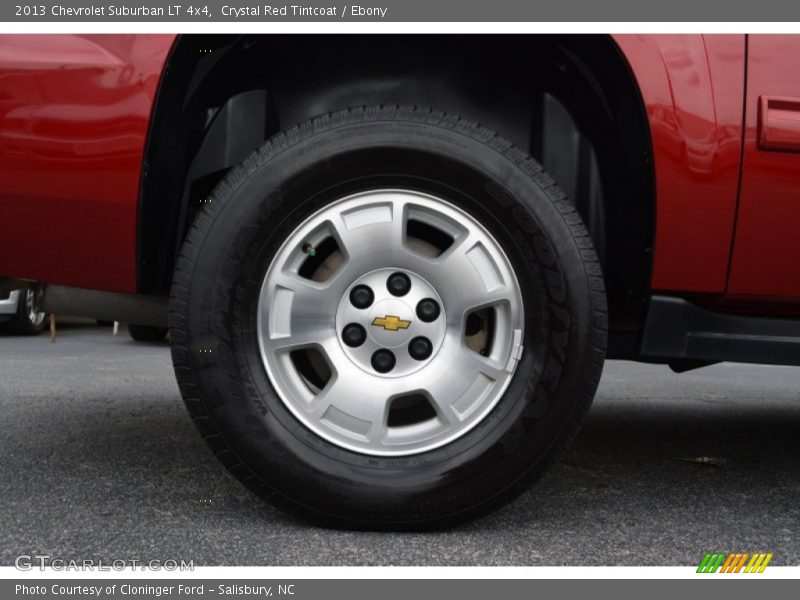 Crystal Red Tintcoat / Ebony 2013 Chevrolet Suburban LT 4x4