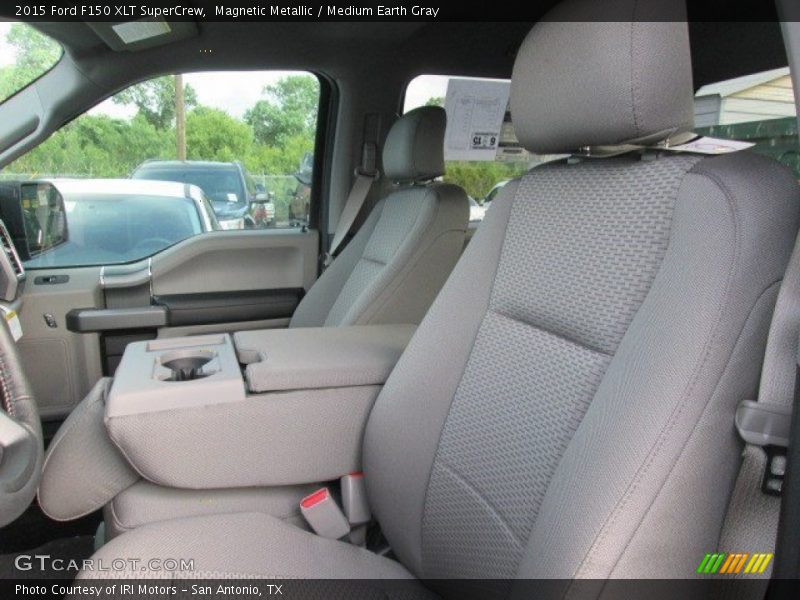 Magnetic Metallic / Medium Earth Gray 2015 Ford F150 XLT SuperCrew