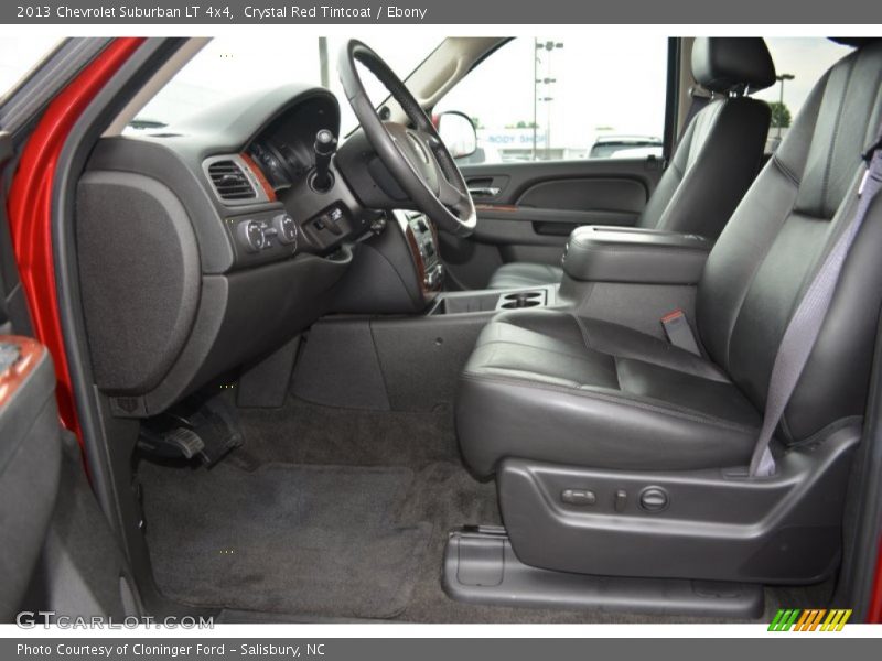 Crystal Red Tintcoat / Ebony 2013 Chevrolet Suburban LT 4x4
