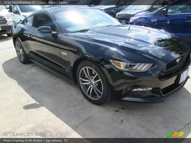 Black / Ebony 2015 Ford Mustang GT Coupe