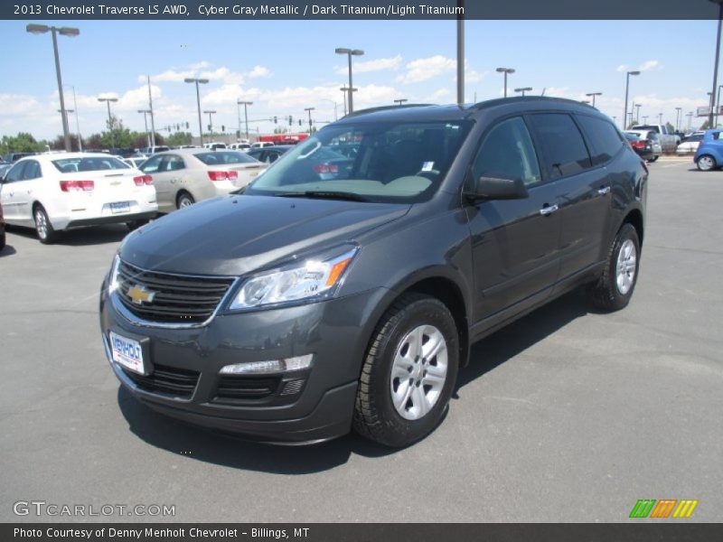 Cyber Gray Metallic / Dark Titanium/Light Titanium 2013 Chevrolet Traverse LS AWD