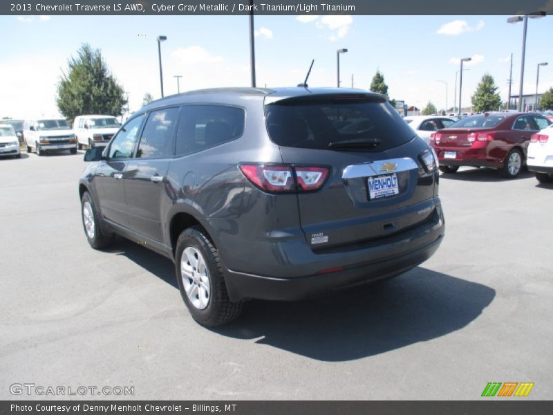 Cyber Gray Metallic / Dark Titanium/Light Titanium 2013 Chevrolet Traverse LS AWD