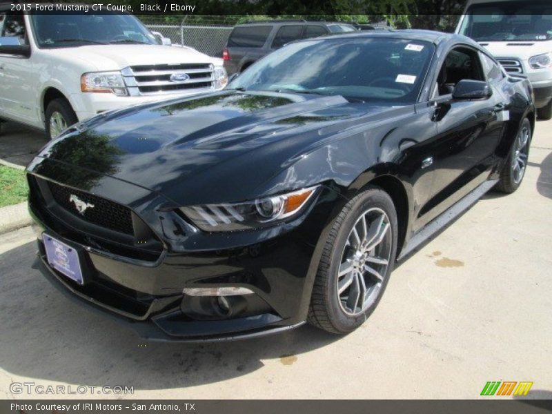 Black / Ebony 2015 Ford Mustang GT Coupe