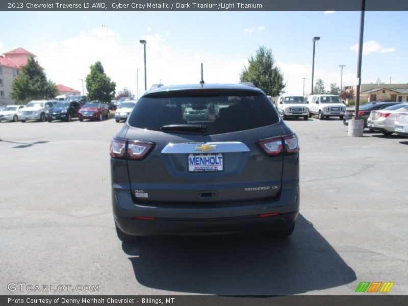 Cyber Gray Metallic / Dark Titanium/Light Titanium 2013 Chevrolet Traverse LS AWD