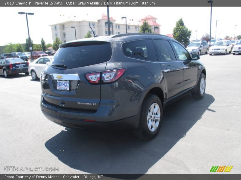 Cyber Gray Metallic / Dark Titanium/Light Titanium 2013 Chevrolet Traverse LS AWD